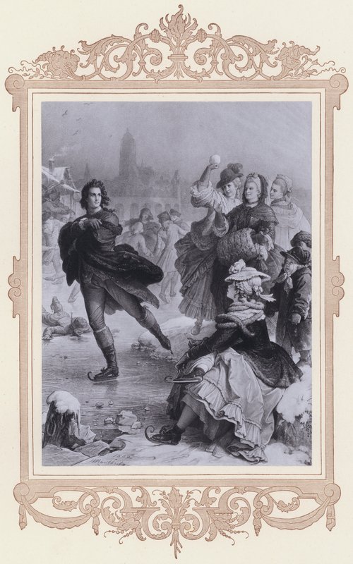 Goethe i Frankfurt (litho) af Wilhelm von (after) Kaulbach