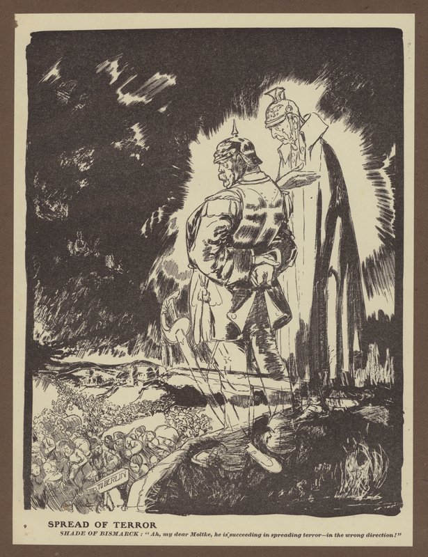 Spredning af terror (Litho) af Will Dyson