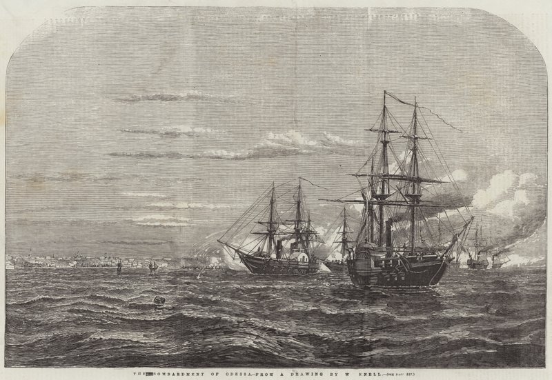 Bombardementet af Odessa af William Adolphus Knell