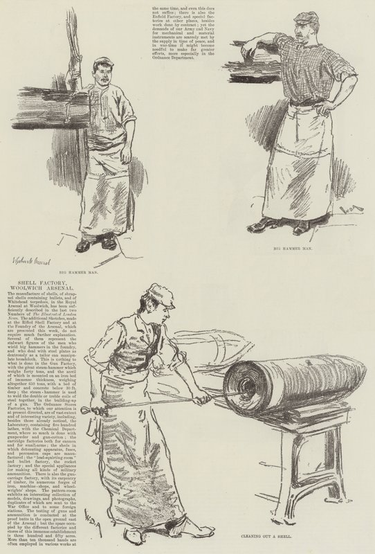 Shell Factory, Woolwich Arsenal af William Douglas Almond
