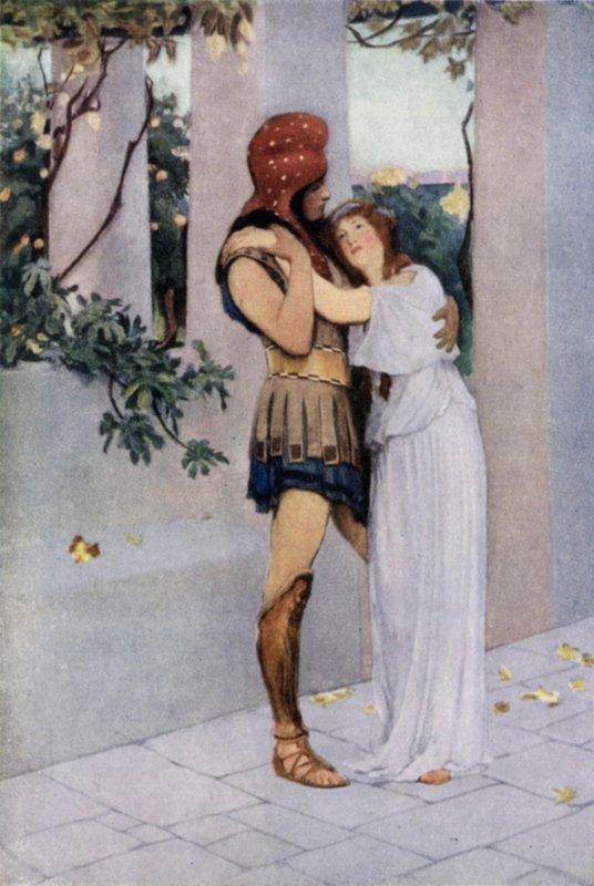 Troilus og Cressida af after William Henry Margetson