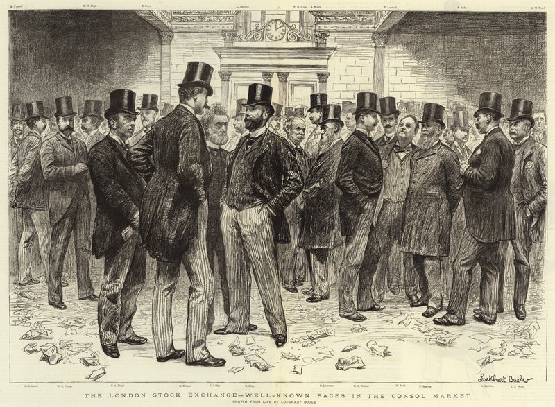 London Stock Exchange, velkendte ansigter på konsolmarkedet af William Lockhart Bogle