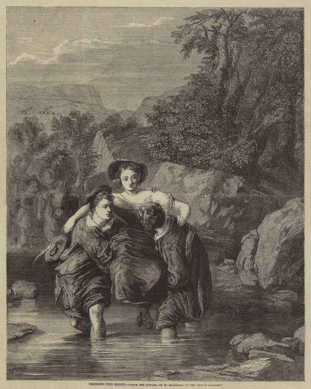 Krydser bækken af William Mulready