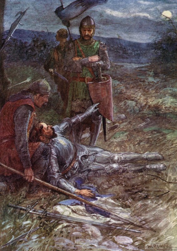 Slaget ved Otterbourne af William Rainey
