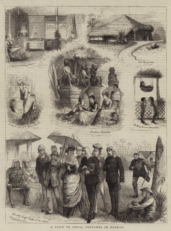 Et besøg i Indien, skitser i Burmah af William Ralston