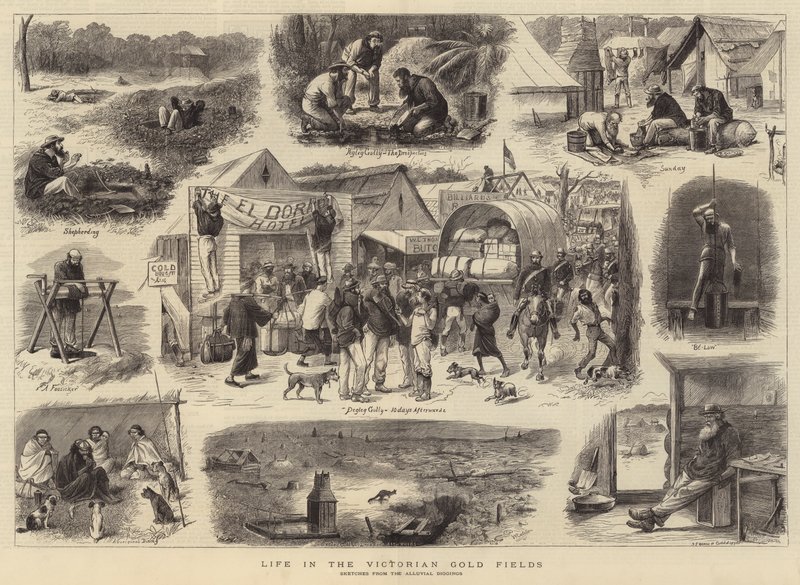 Livet i de victorianske guldmarker af William Ralston