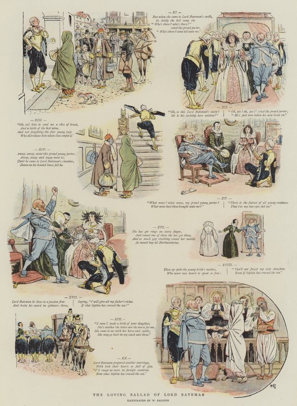 The Loving Ballad of Lord Bateman (chromolitho) af William Ralston