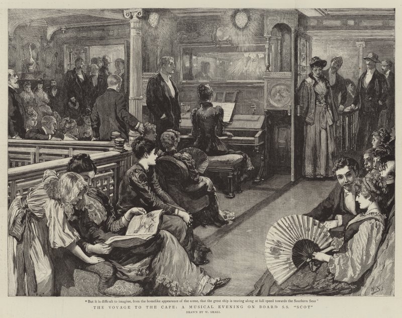 The Voyage to the Cape, en musikalsk aften om bord på SS Scot af William Small