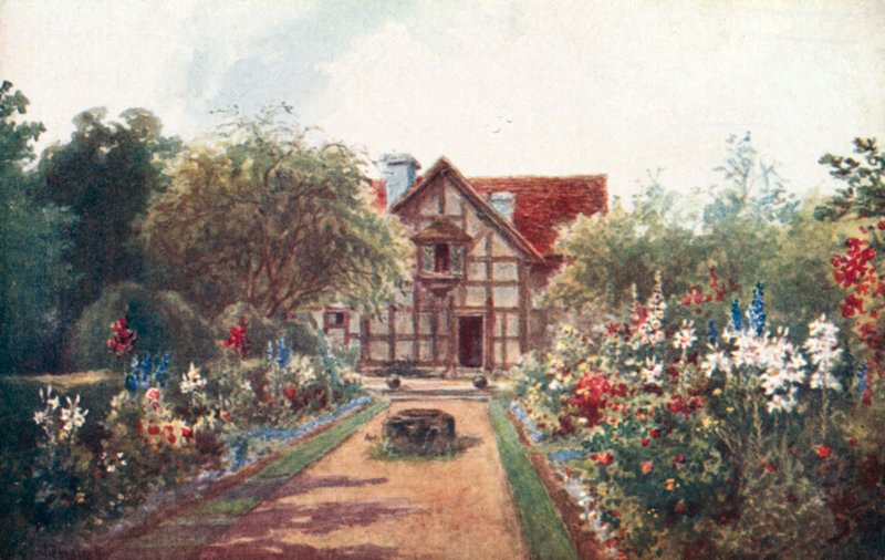 Shakespeares fødestedshave af William W. Quatremain