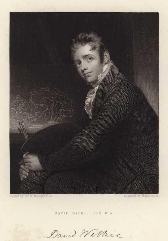 David Wilkie, Esquire, R A (gravering) af William (after) Beechey
