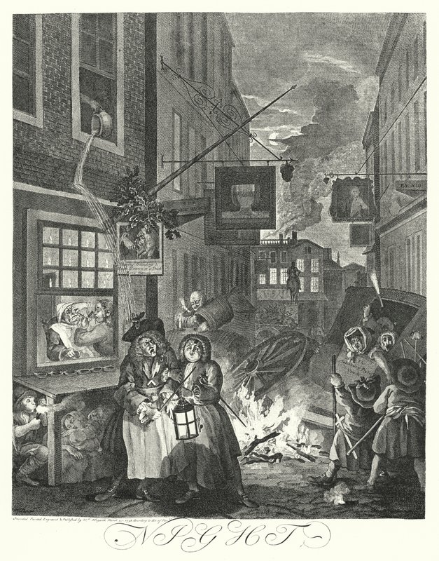 Nat (gravering) af William (after) Hogarth