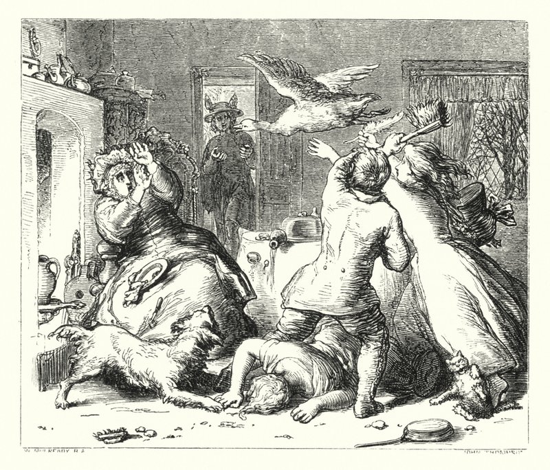 Gåsen (gravering) af William (after) Mulready