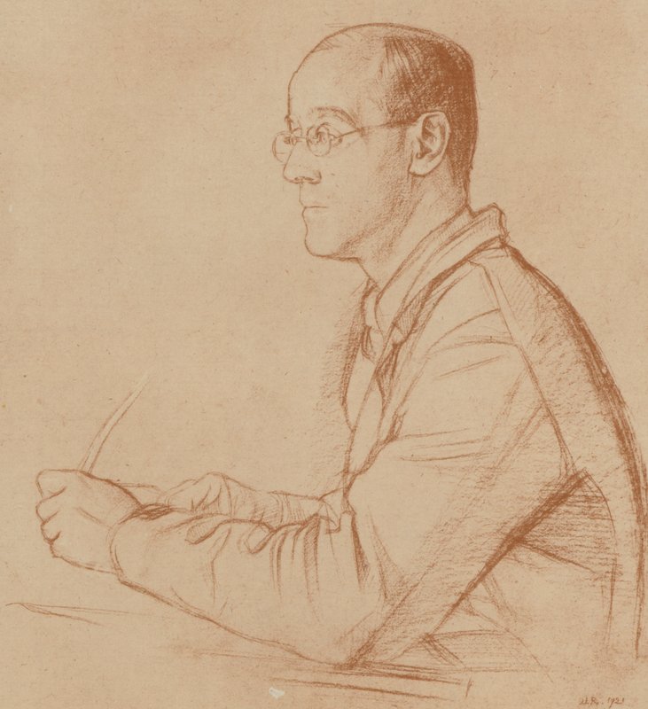 Albert Rutherston (litho) af William (after) Rothenstein