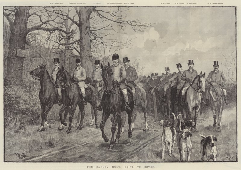 Oakley Hunt, der skal dække af William Barnes Wollen