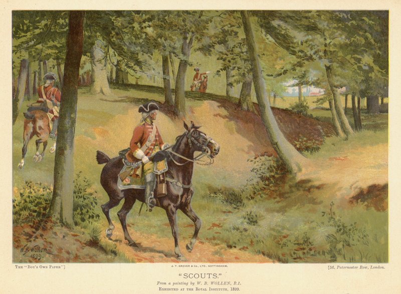 Spejdere af William Barnes after Wollen