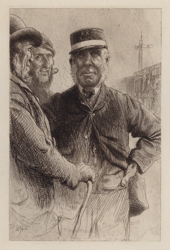 Ved krydset (gravering) af William Brassey (after) Hole