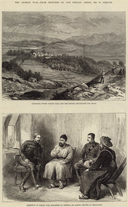 Den afghanske krig af William Crimea Simpson