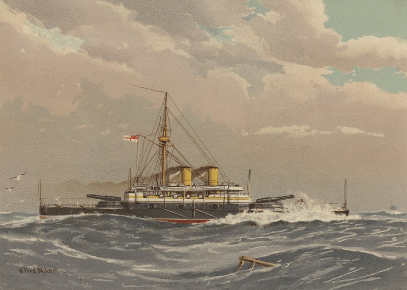 HMS Rodney, slagskib af 1. klasse af William Frederick Mitchell