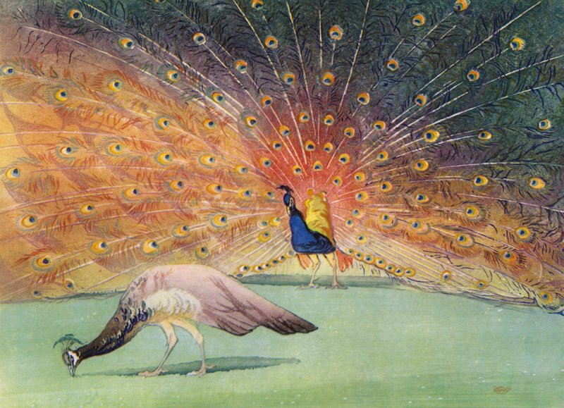 Således passerer verdens herlighed (farve litho) af William Giles
