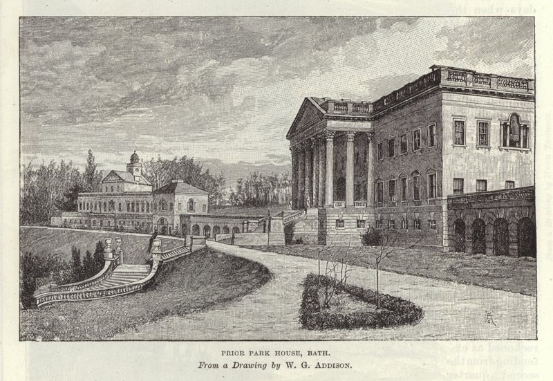 Tidligere Park House i Bath af William Grylls Addison