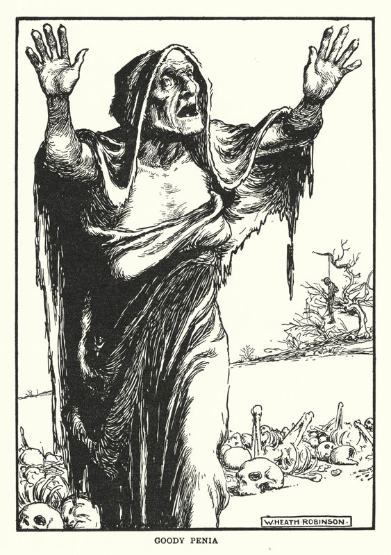 Goody Penia (litho) af William Heath Robinson