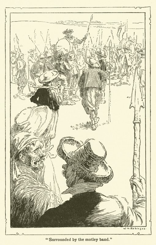 Illustration til Don Quixote (litho) af William Heath Robinson