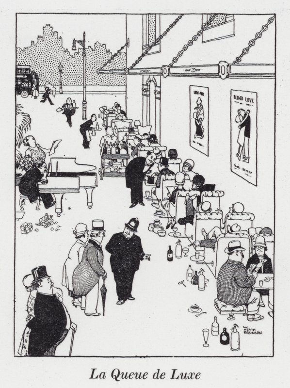 The Luxury Tail (litho) af William Heath Robinson