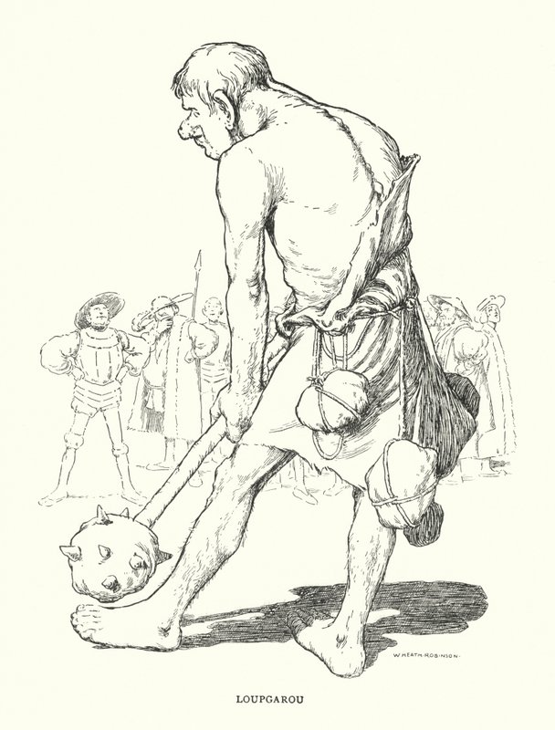 Lupgarou (sten) af William Heath Robinson