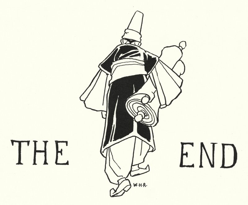 The End (gravering) af William Heath Robinson