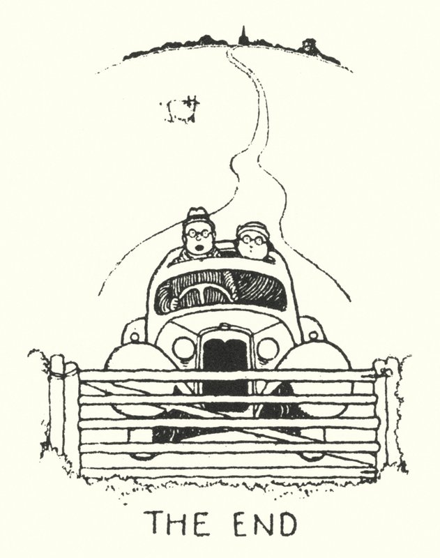 The End (litho) af William Heath Robinson