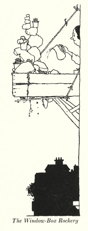 The Window-Box Rockery (litho) af William Heath Robinson