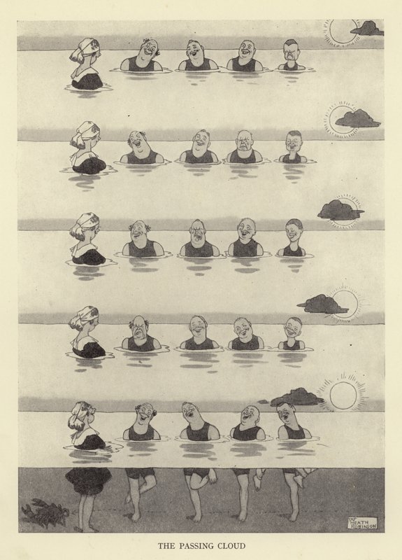 Den forbipasserende sky af William Heath Robinson
