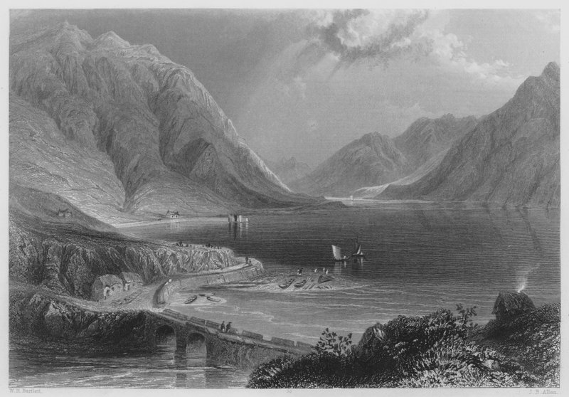 Leanne, Connemara (Angerwing) af William Henry (after) Bartlett