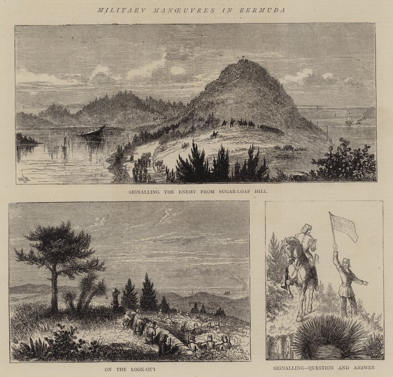 Militære manøvrer i Bermuda af William Henry James Boot