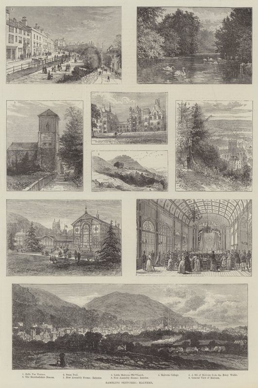 Vandrende skitser, Malvern af William Henry James Boot