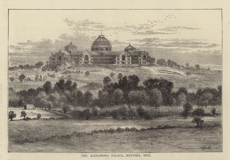 Alexandra Palace, Muswell Hill af William Henry James Boot