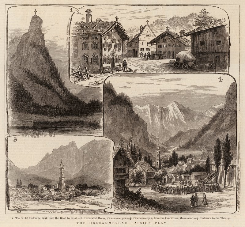 Oberammergau passionsspil af William Henry James Boot