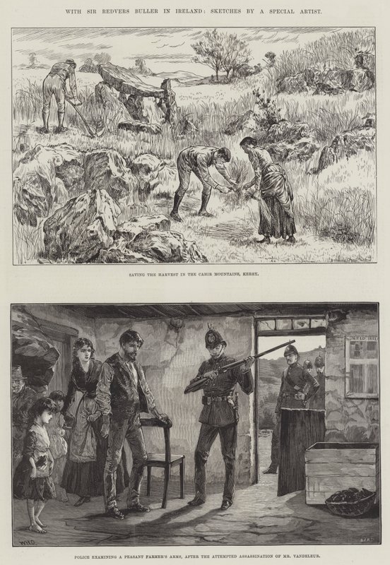 Med Sir Redvers Buller i Irland af William Heysham Overend