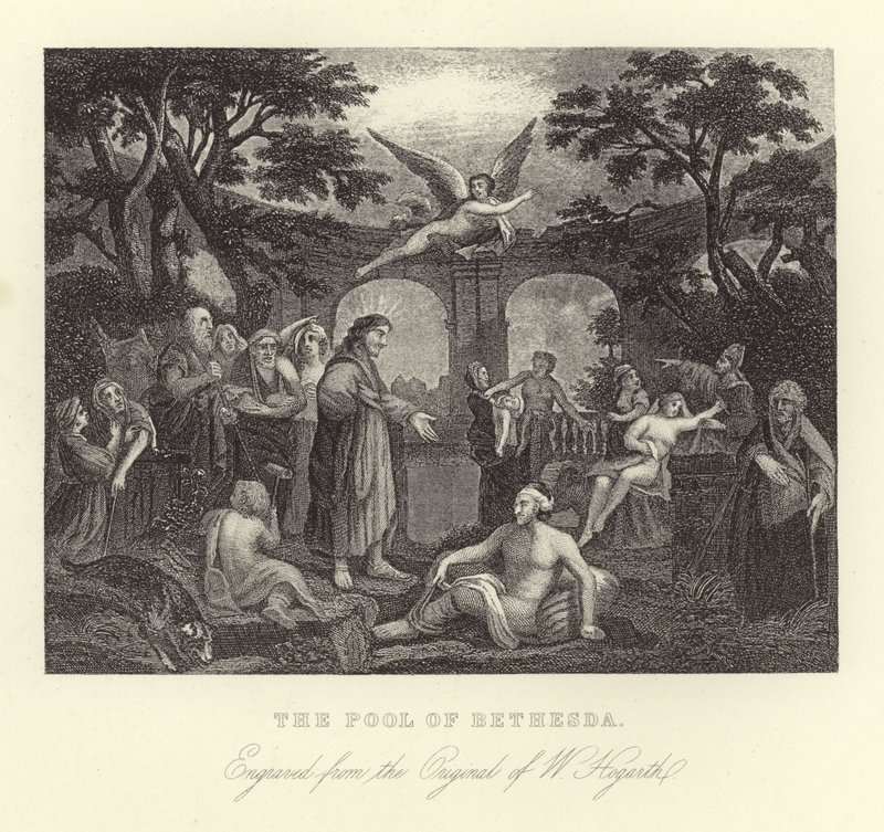Poolen i Bethesda af William Hogarth
