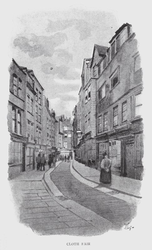 Tøjmesse (litho) af William Luker