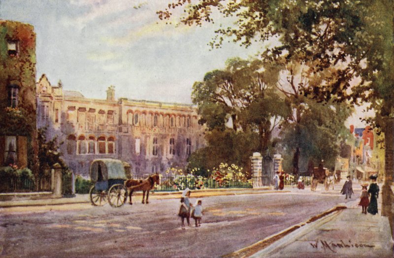Addenbrookes Hospital i Trumpington Street af William Matthison