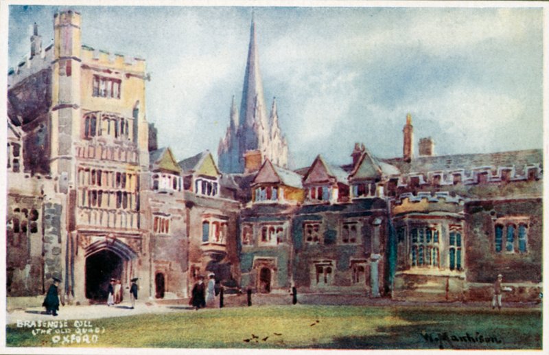 Brasenose College, Old Quad af William Matthison