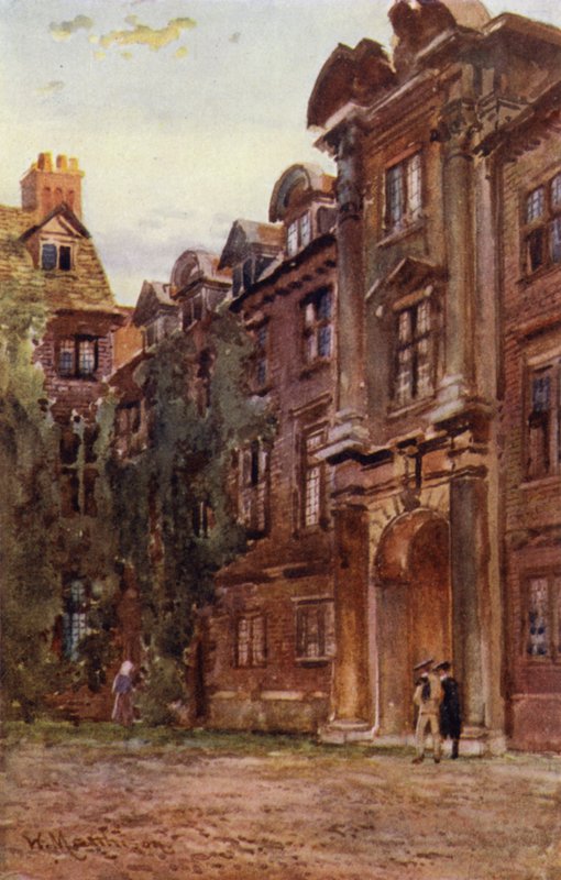 Porten til St Catherines College af William Matthison