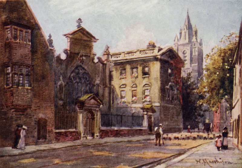 Peterhouse fra gaden af William Matthison