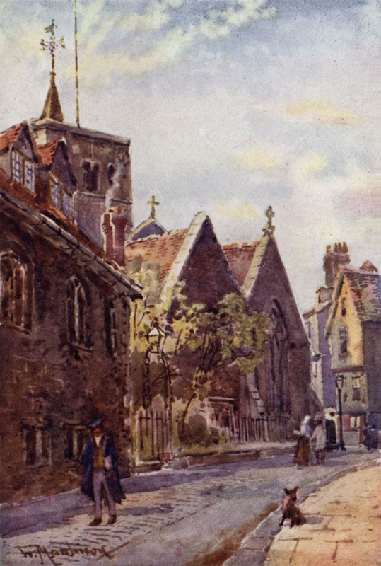 St Benedicts Church fra Free School Lane af William Matthison