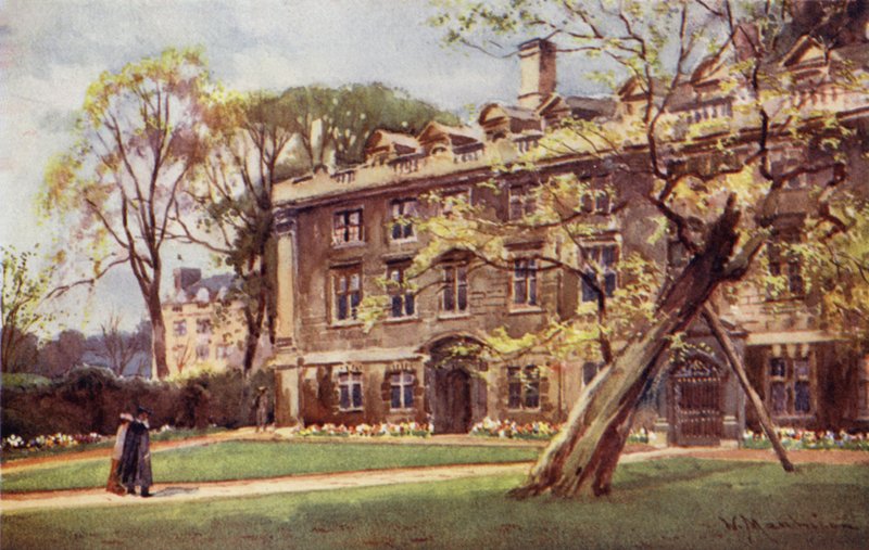 Fellows-bygningen i Christs College af William Matthison