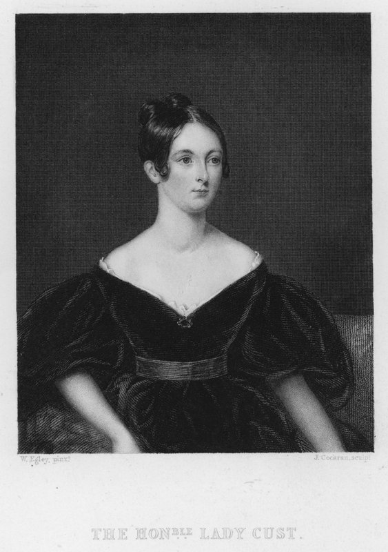 Lady Cust (gravering) af William Maw Egley