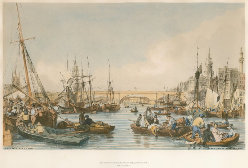 London Bridge, fra poolen af William Parrott