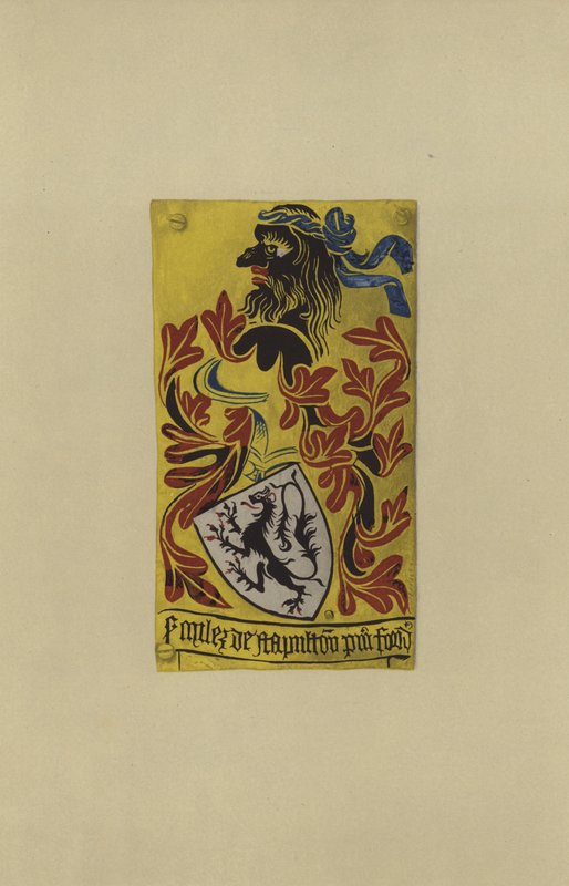 Sir Miles Stapleton, 1348-1364 (chromolitho) af William St John Hope