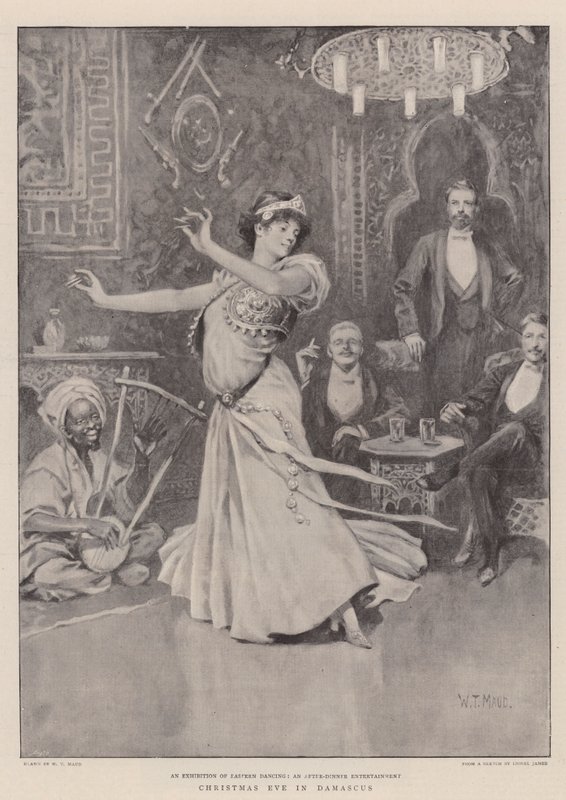 Juleaften i Damaskus (litho) af William T. Maud